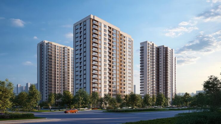 Nila Ananta Heights in Nirnay Nagar Ahmedabad offering spacious 3 BHK residential apartments